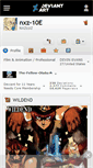 Mobile Screenshot of nxz-10e.deviantart.com