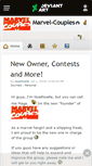 Mobile Screenshot of marvel-couples.deviantart.com