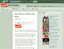 Tablet Screenshot of marvel-couples.deviantart.com