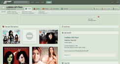 Desktop Screenshot of lesbian-girl-face.deviantart.com
