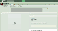 Desktop Screenshot of bounddog71.deviantart.com