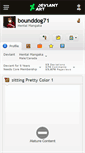Mobile Screenshot of bounddog71.deviantart.com