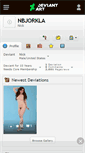 Mobile Screenshot of nbjorkla.deviantart.com