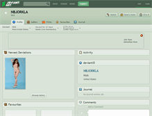 Tablet Screenshot of nbjorkla.deviantart.com