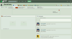 Desktop Screenshot of eternalfusion.deviantart.com