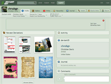 Tablet Screenshot of chrsdsgn.deviantart.com