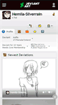 Mobile Screenshot of hemila-silverrain.deviantart.com
