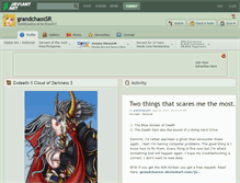 Tablet Screenshot of grandchaossr.deviantart.com