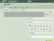 Tablet Screenshot of discordlaplz.deviantart.com