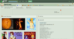 Desktop Screenshot of gaaracreep3.deviantart.com