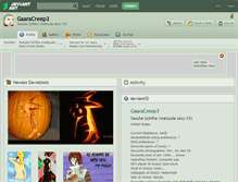 Tablet Screenshot of gaaracreep3.deviantart.com