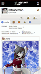 Mobile Screenshot of kitsunemon.deviantart.com