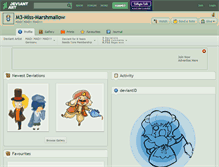 Tablet Screenshot of m3-miss-marshmallow.deviantart.com