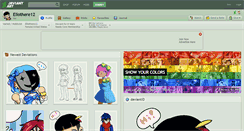 Desktop Screenshot of ellothere12.deviantart.com