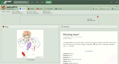 Desktop Screenshot of jazzwolf14.deviantart.com