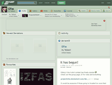 Tablet Screenshot of izfas.deviantart.com