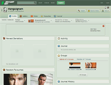 Tablet Screenshot of mangaagnam.deviantart.com