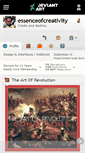 Mobile Screenshot of essenceofcreativity.deviantart.com