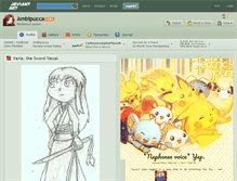 Tablet Screenshot of ambipucca.deviantart.com