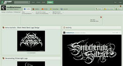 Desktop Screenshot of modblackmoon.deviantart.com