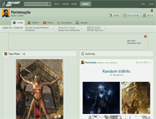 Tablet Screenshot of fermmoylle.deviantart.com