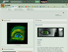 Tablet Screenshot of lov3h8r.deviantart.com