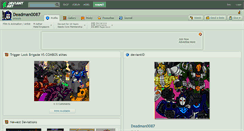 Desktop Screenshot of deadman0087.deviantart.com