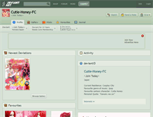 Tablet Screenshot of cutie-honey-fc.deviantart.com