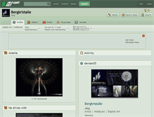 Tablet Screenshot of bergkristalle.deviantart.com