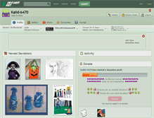 Tablet Screenshot of kalid-6470.deviantart.com