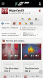 Mobile Screenshot of hidanfan15.deviantart.com