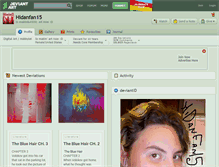 Tablet Screenshot of hidanfan15.deviantart.com