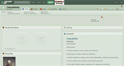 Desktop Screenshot of ceskydoll666.deviantart.com