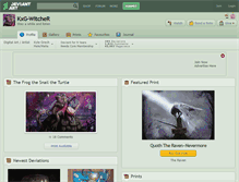 Tablet Screenshot of kxg-witcher.deviantart.com