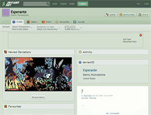 Tablet Screenshot of esperante.deviantart.com