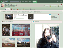 Tablet Screenshot of abandoned-echoes.deviantart.com