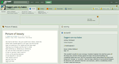 Desktop Screenshot of daggers-are-my-babes.deviantart.com
