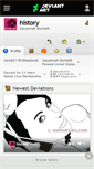 Mobile Screenshot of history.deviantart.com