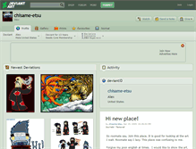 Tablet Screenshot of chisame-etsu.deviantart.com