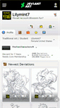 Mobile Screenshot of lilymint7.deviantart.com