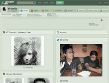 Tablet Screenshot of el-torito.deviantart.com