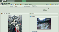 Desktop Screenshot of claes-gascogne.deviantart.com