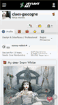 Mobile Screenshot of claes-gascogne.deviantart.com