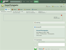 Tablet Screenshot of houserphotography.deviantart.com