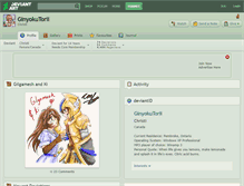 Tablet Screenshot of ginyokutorii.deviantart.com