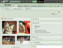 Tablet Screenshot of miki-hara.deviantart.com