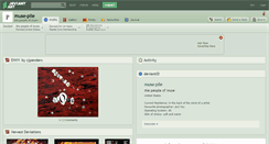 Desktop Screenshot of muse-pile.deviantart.com