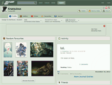 Tablet Screenshot of knarpulous.deviantart.com