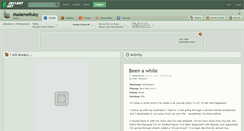 Desktop Screenshot of madameruby.deviantart.com