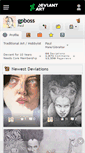 Mobile Screenshot of gpboss.deviantart.com
